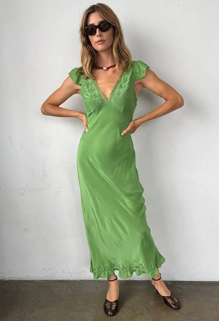 Isol Dress Jade Floral Embroidery sold by Ciao Lucia product image thumbnail 5