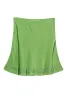 Audrey Jade Floral Silk Embroidered Skirt sold by Ciao Lucia