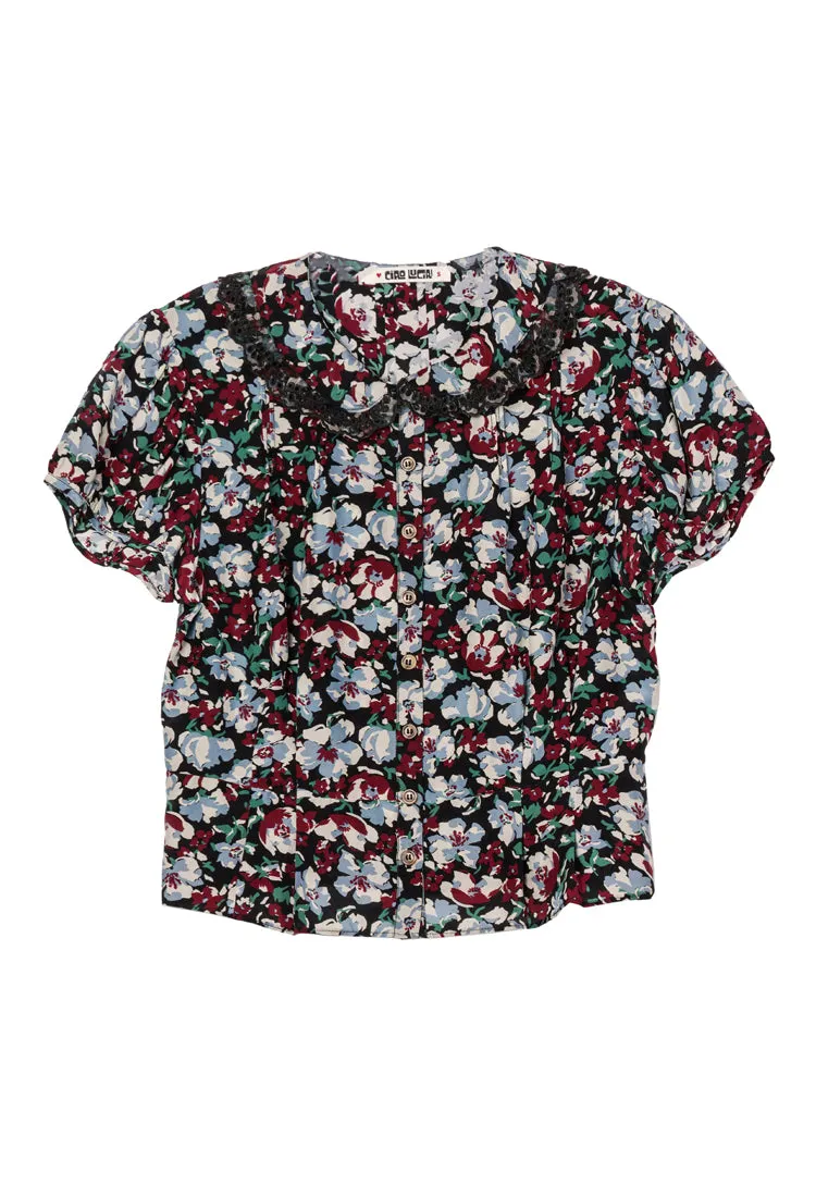 Yvonne Top Peonia Print sold by Ciao Lucia product image thumbnail 4