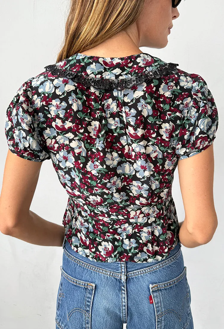 Yvonne Top Peonia Print sold by Ciao Lucia product image thumbnail 3