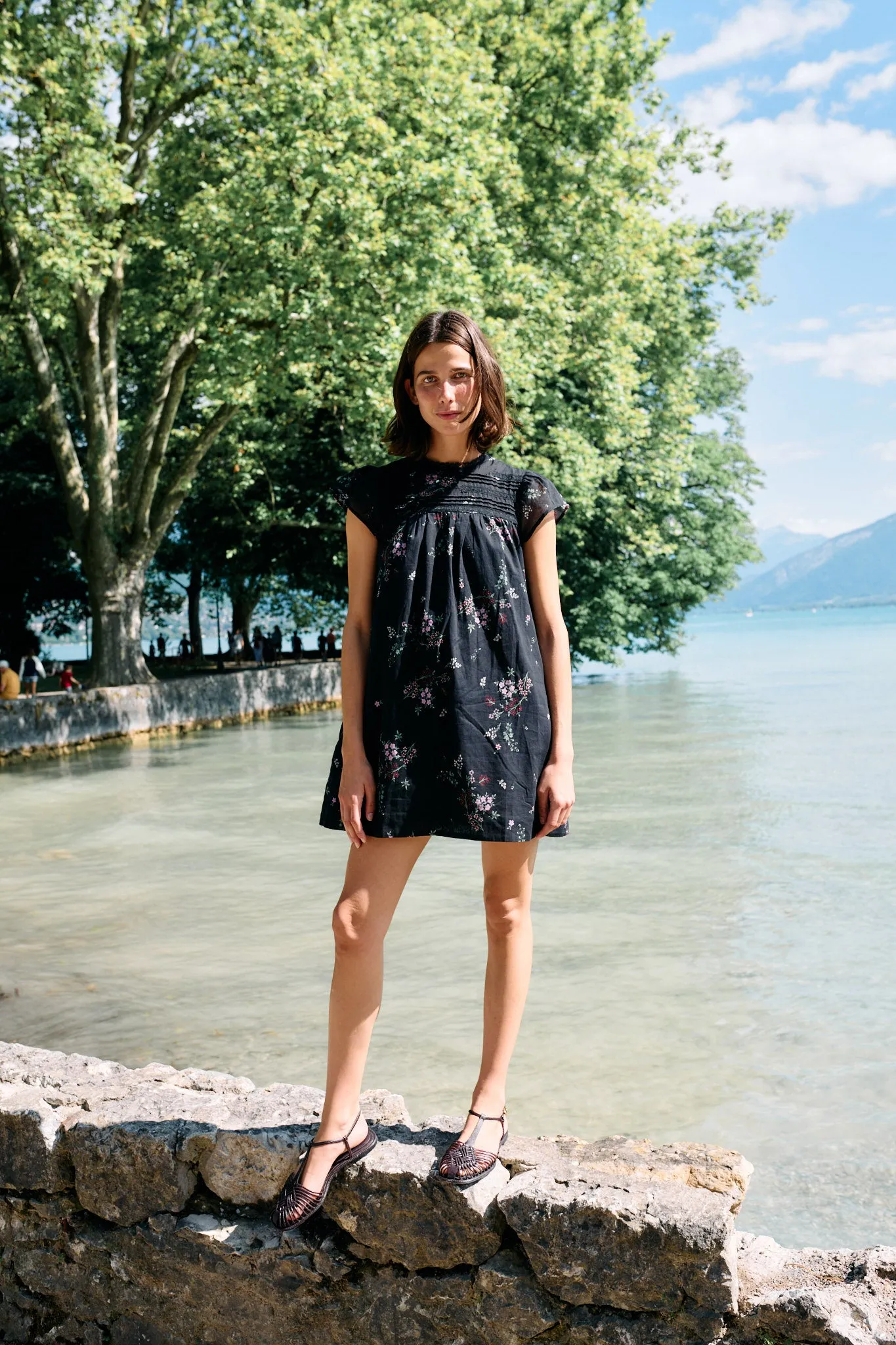 Anabela Dress Wildflower Print Cotton Voile sold by Ciao Lucia product image thumbnail 4