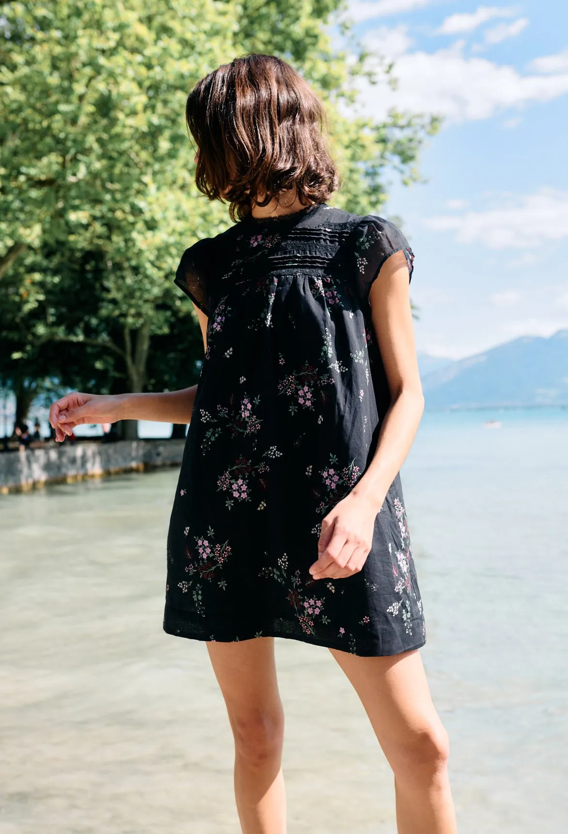 Anabela Dress Wildflower Print Cotton Voile sold by Ciao Lucia product image thumbnail 3