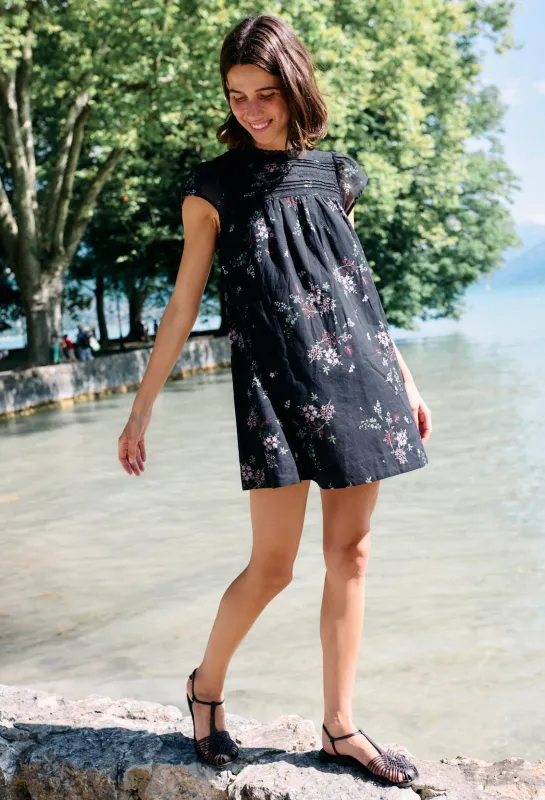 Anabela Dress Wildflower Print Cotton Voile sold by Ciao Lucia