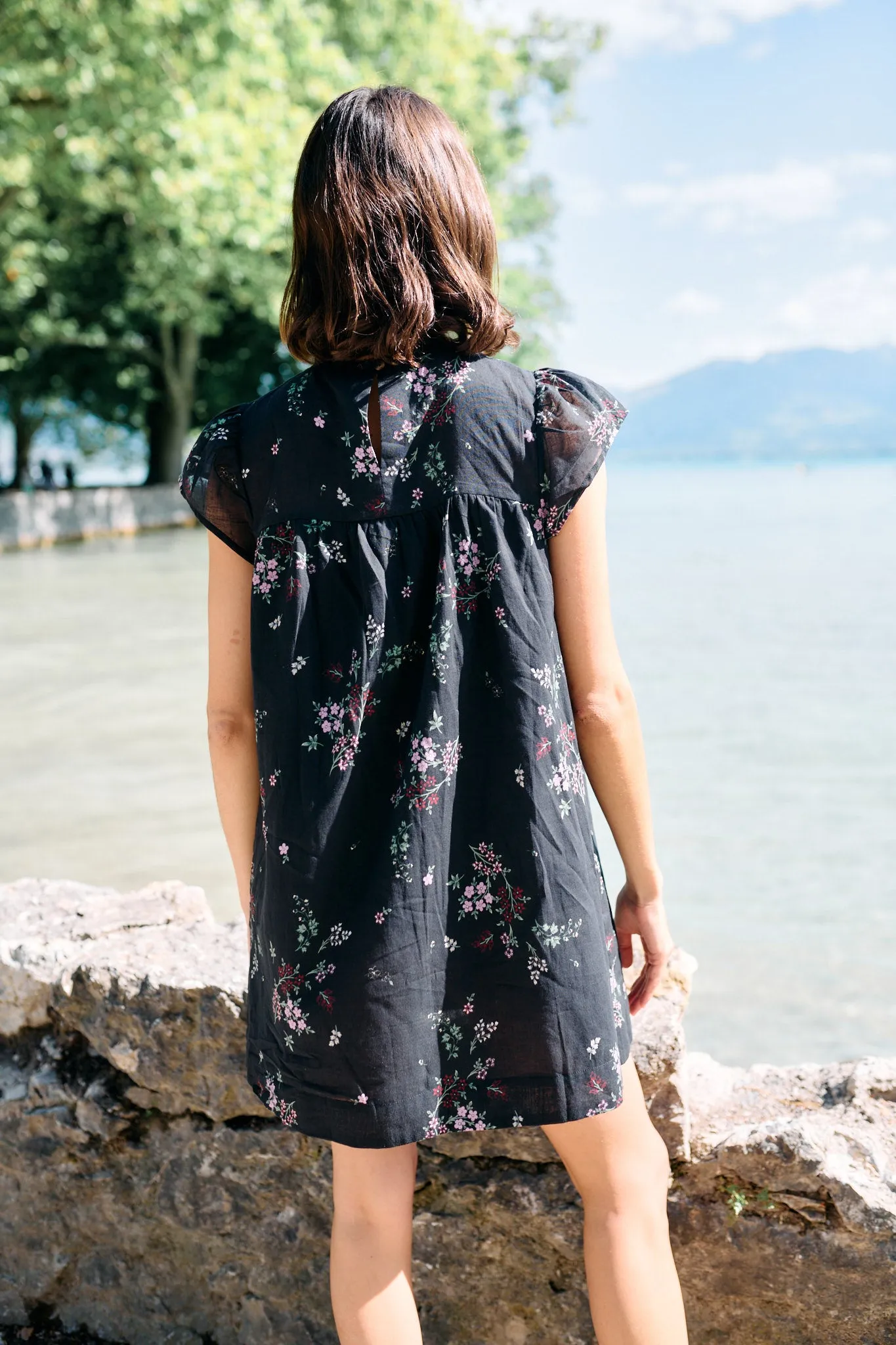 Anabela Dress Wildflower Print Cotton Voile sold by Ciao Lucia product image thumbnail 5