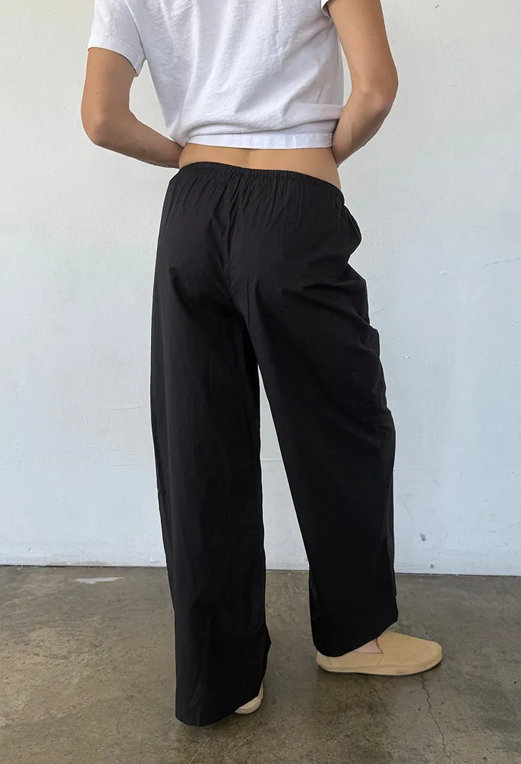 Margaret Black Cotton Poplin Pant sold by Ciao Lucia product image thumbnail 4