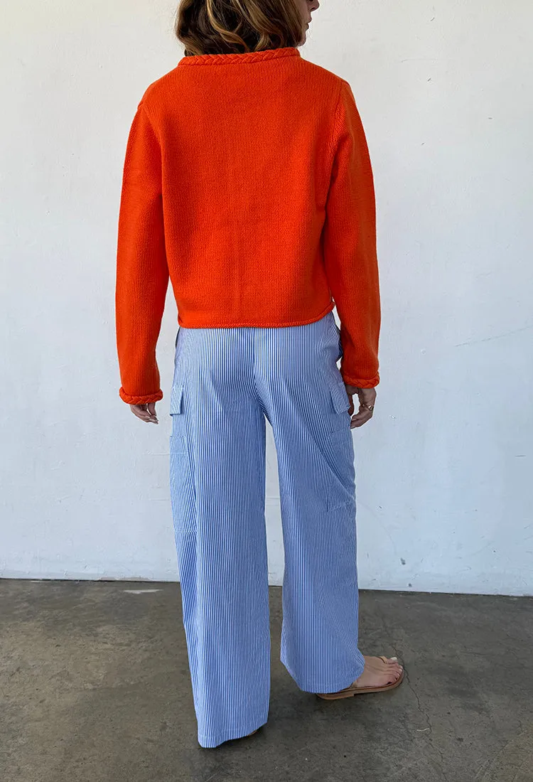 Doris Persimmon Wool Cardigan sold by Ciao Lucia product image thumbnail 4