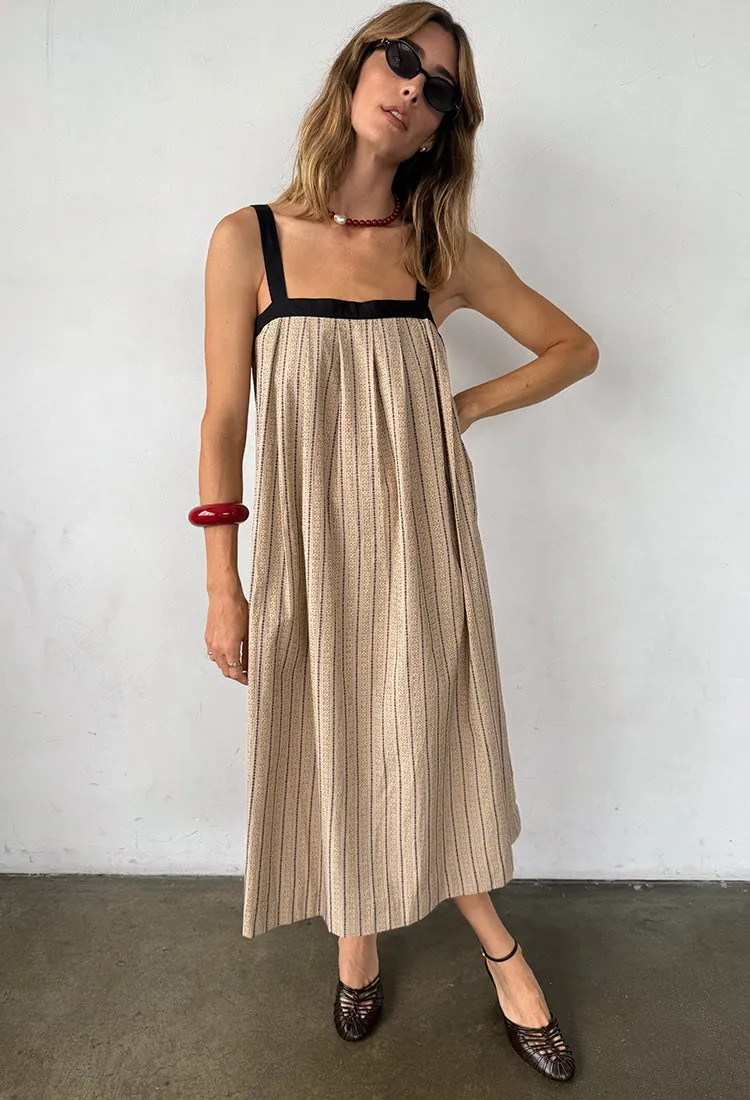 Eldrid Dress Dune Yarn-Dyed Cotton sold by Ciao Lucia product image thumbnail 3