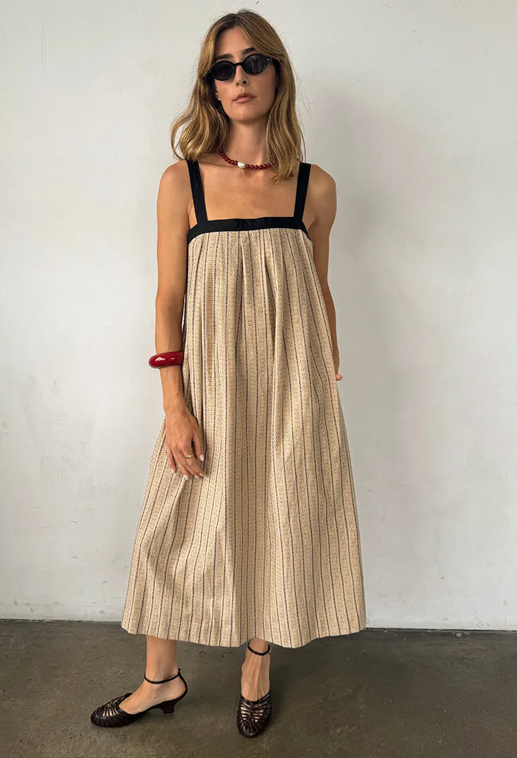 Eldrid Dress Dune Yarn-Dyed Cotton sold by Ciao Lucia product image thumbnail 5