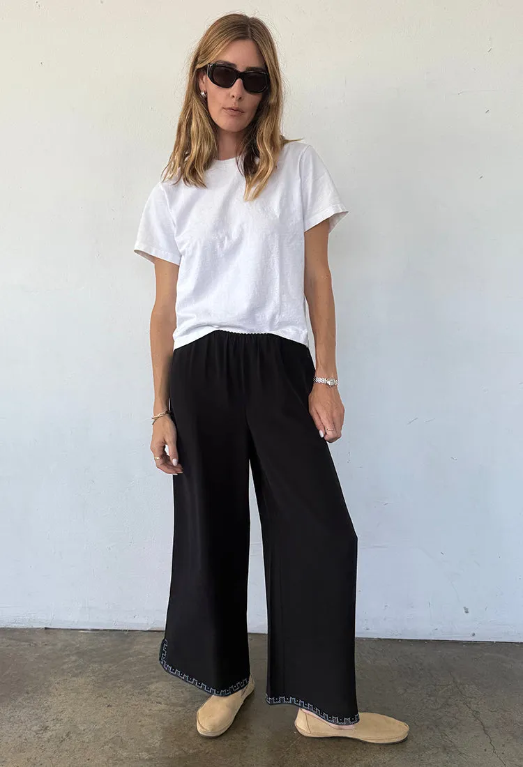 Dita Pant Black Silk sold by Ciao Lucia