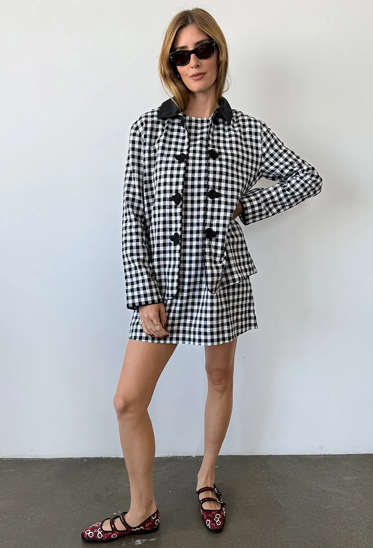 Anja Gingham Jacket sold by Ciao Lucia product image thumbnail 3