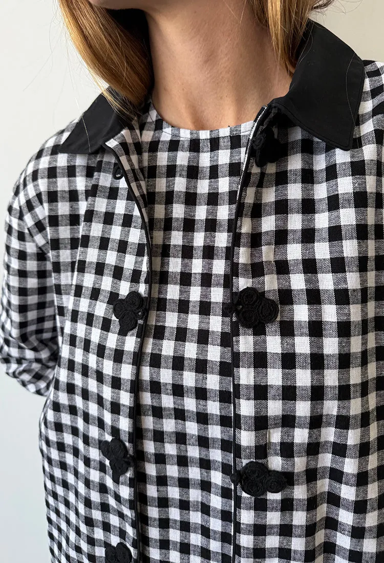 Anja Gingham Jacket sold by Ciao Lucia product image thumbnail 5