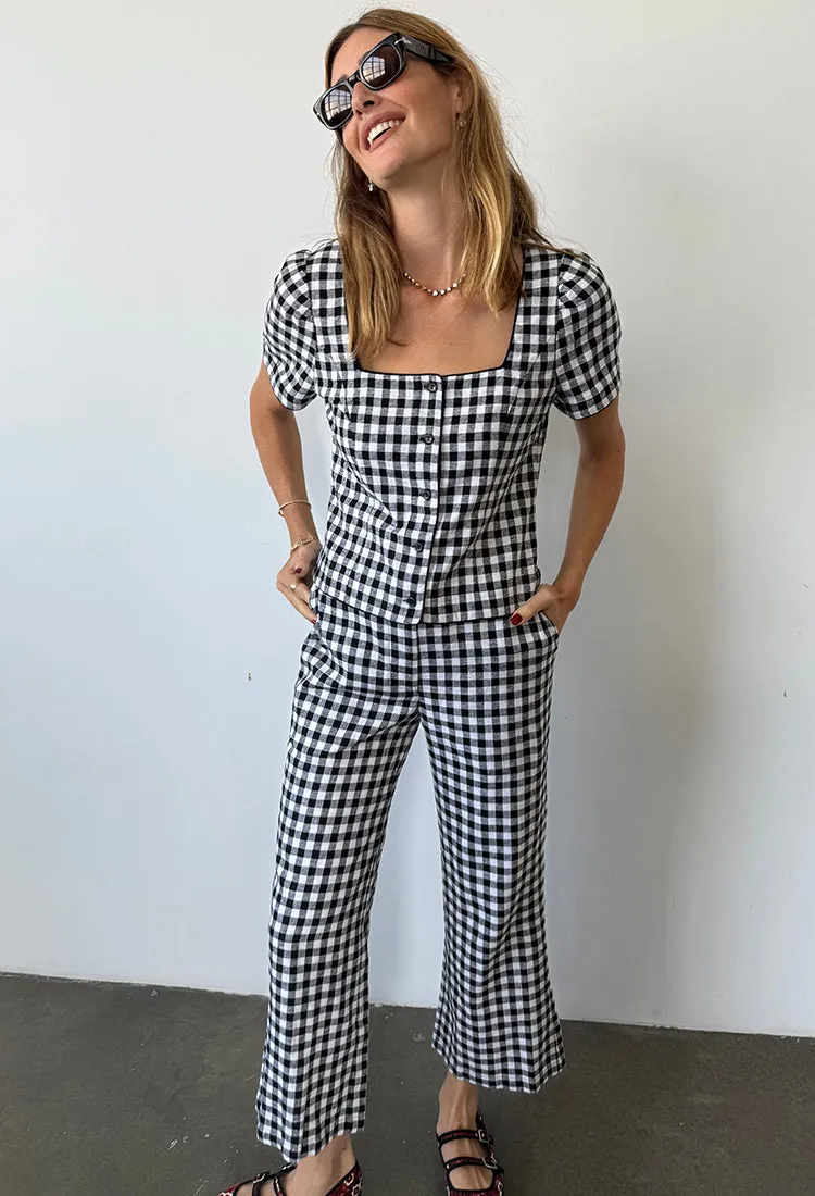 Nadia Gingham Top sold by Ciao Lucia product image thumbnail 2