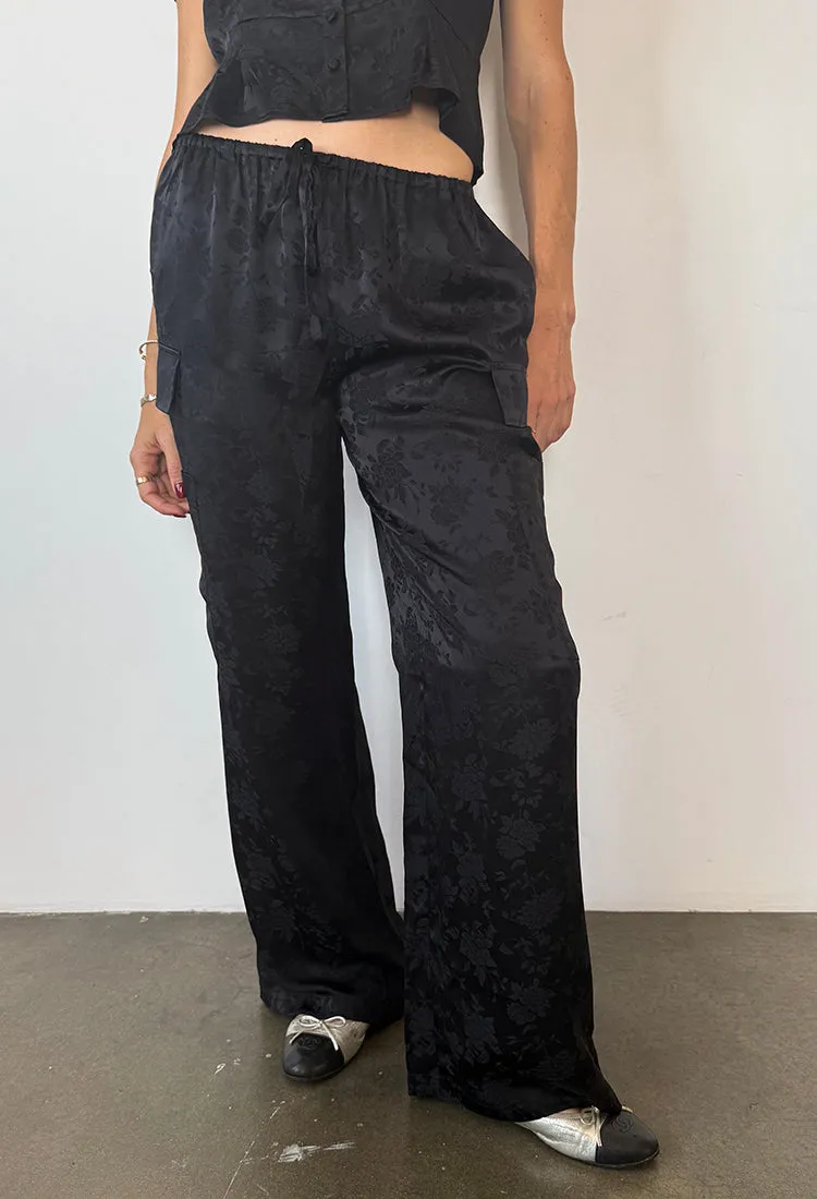 Marceau Black Jacquard Pant sold by Ciao Lucia product image thumbnail 3