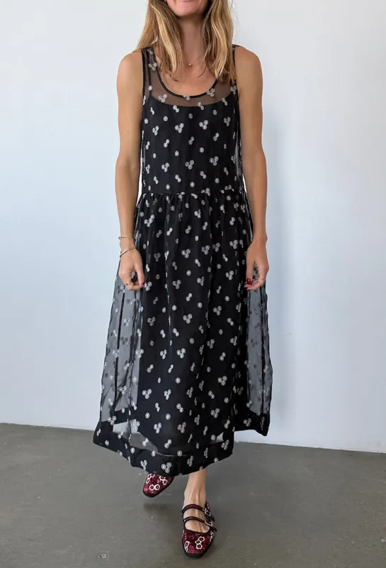 Mariella Black Organza Dress sold by Ciao Lucia