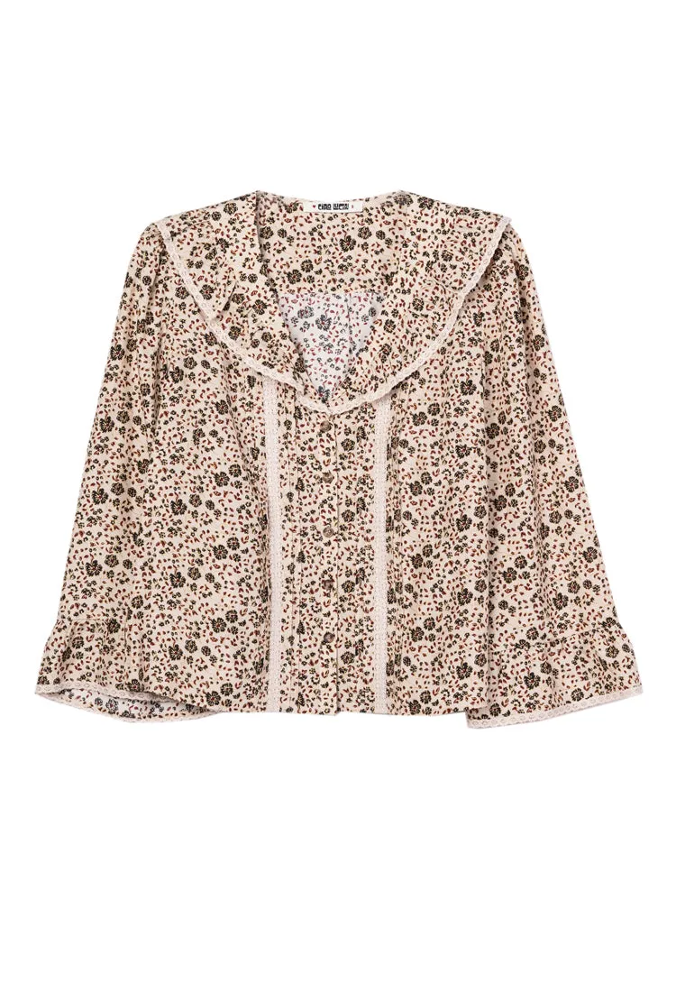 Nita Cherry Blossom Silk Top sold by Ciao Lucia product image thumbnail 4