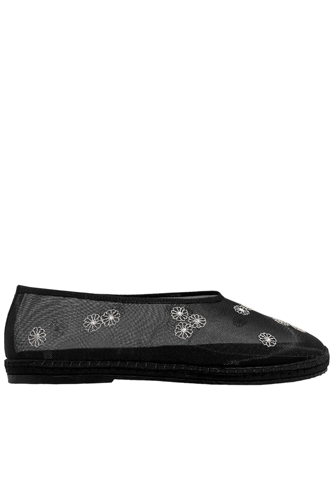 Viani Milano X Ciao Lucia Embroidered Mesh Flat sold by Ciao Lucia product image thumbnail 4