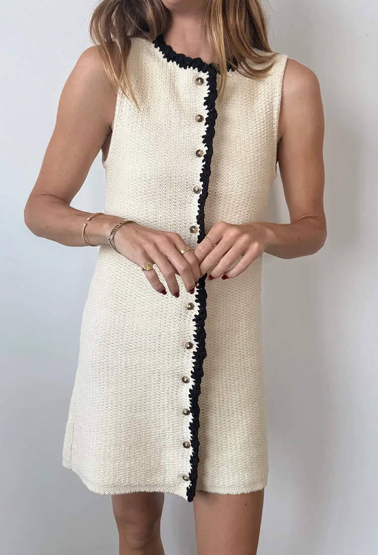 Lalia Ivory Knit Dress sold by Ciao Lucia product image thumbnail 2