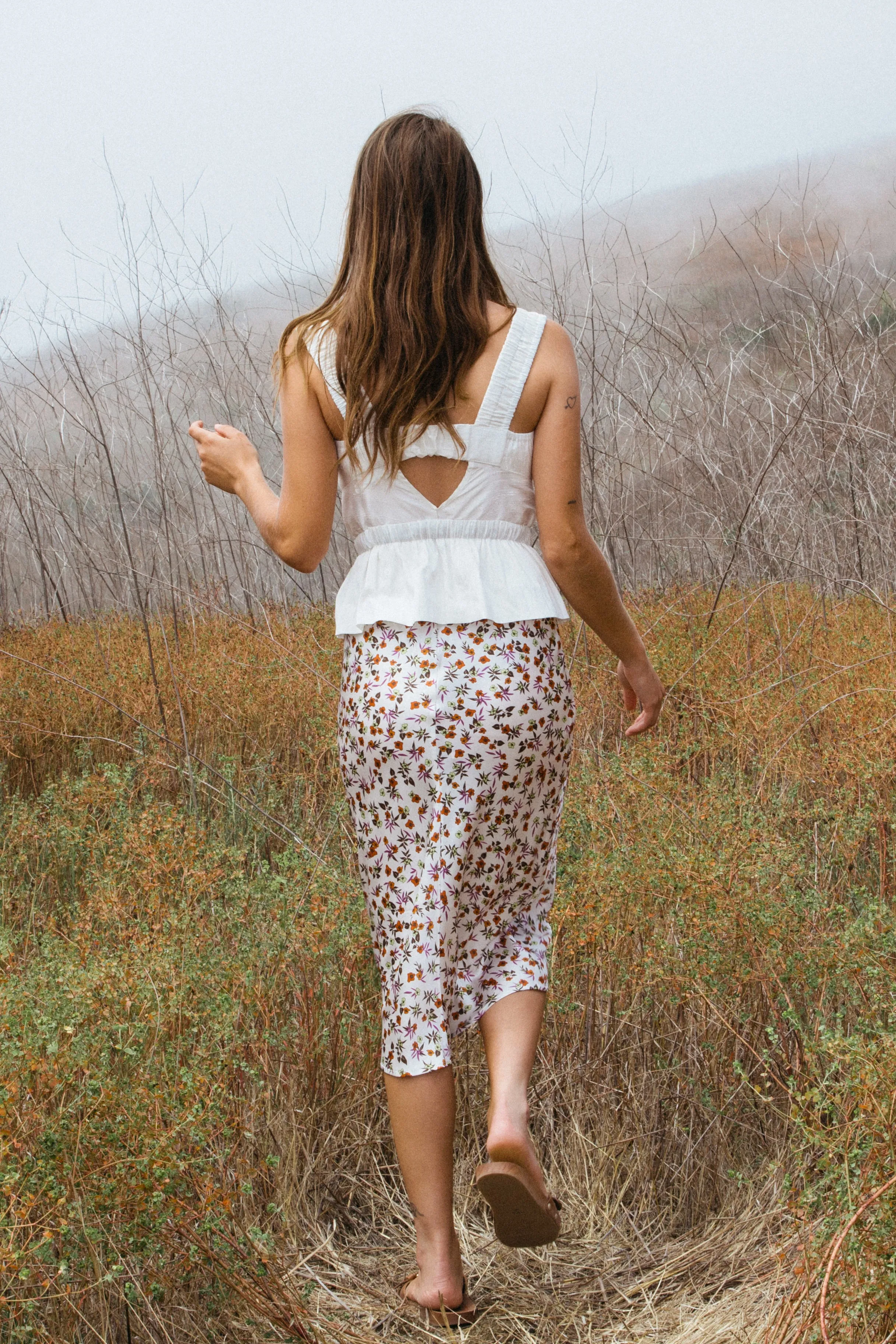 Ilaria Top Ivory Dupioni Exclusive sold by Ciao Lucia product image thumbnail 5