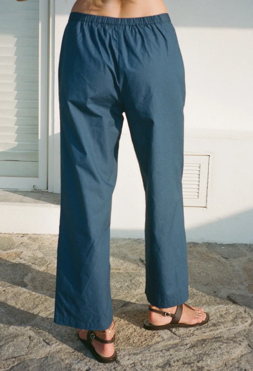 Pietro Midnight Cotton Pant sold by Ciao Lucia product image thumbnail 3