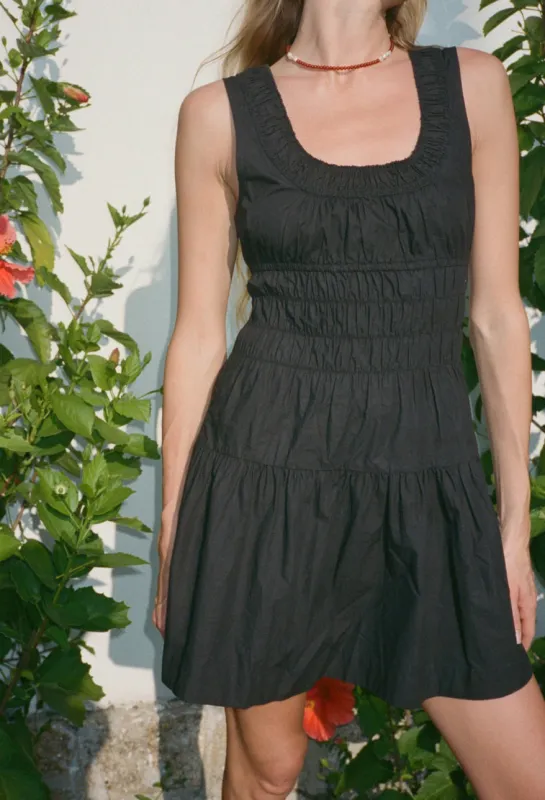 Kala Black Cotton Dress made by Ciao Lucia