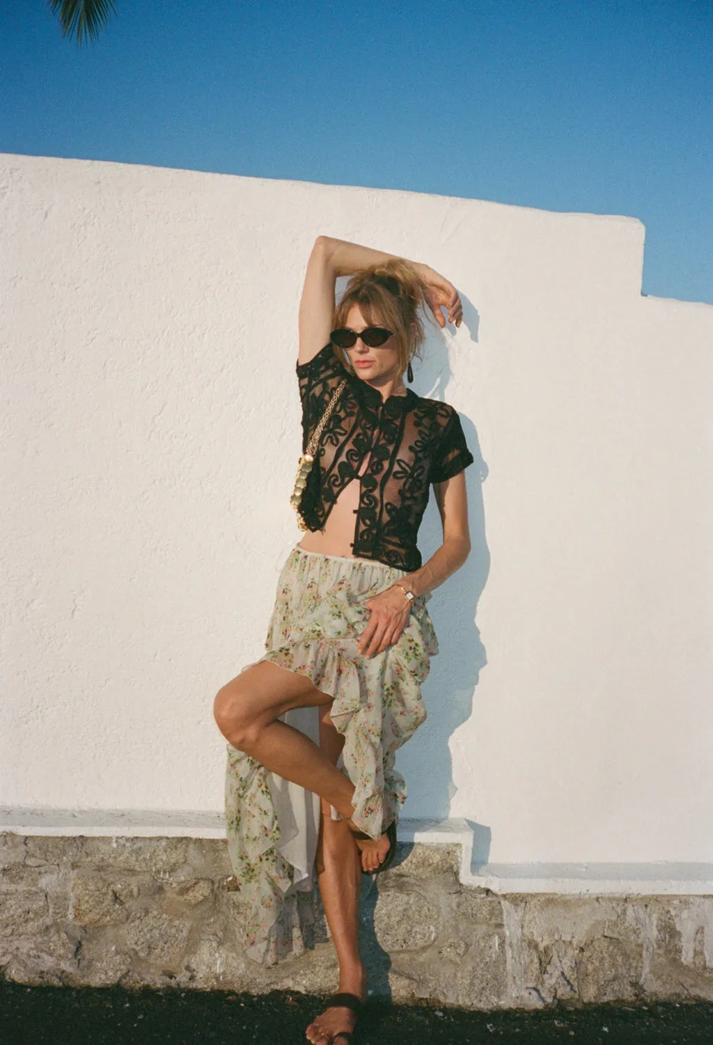 Nikola Black Soutache Top sold by Ciao Lucia product image thumbnail 5