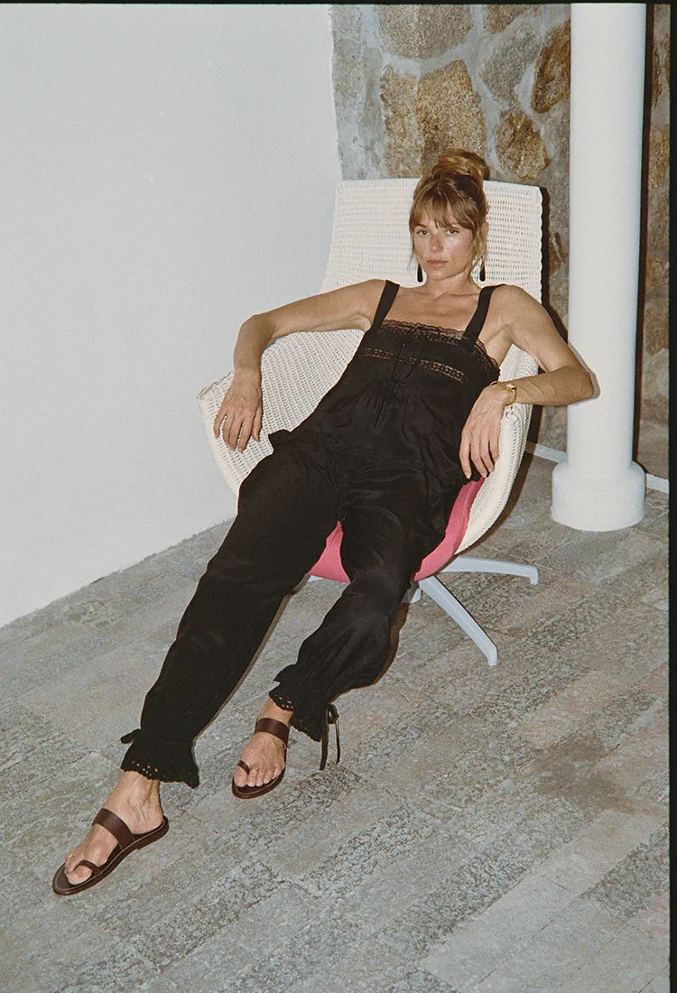 Euri Black Silk Top sold by Ciao Lucia product image thumbnail 3