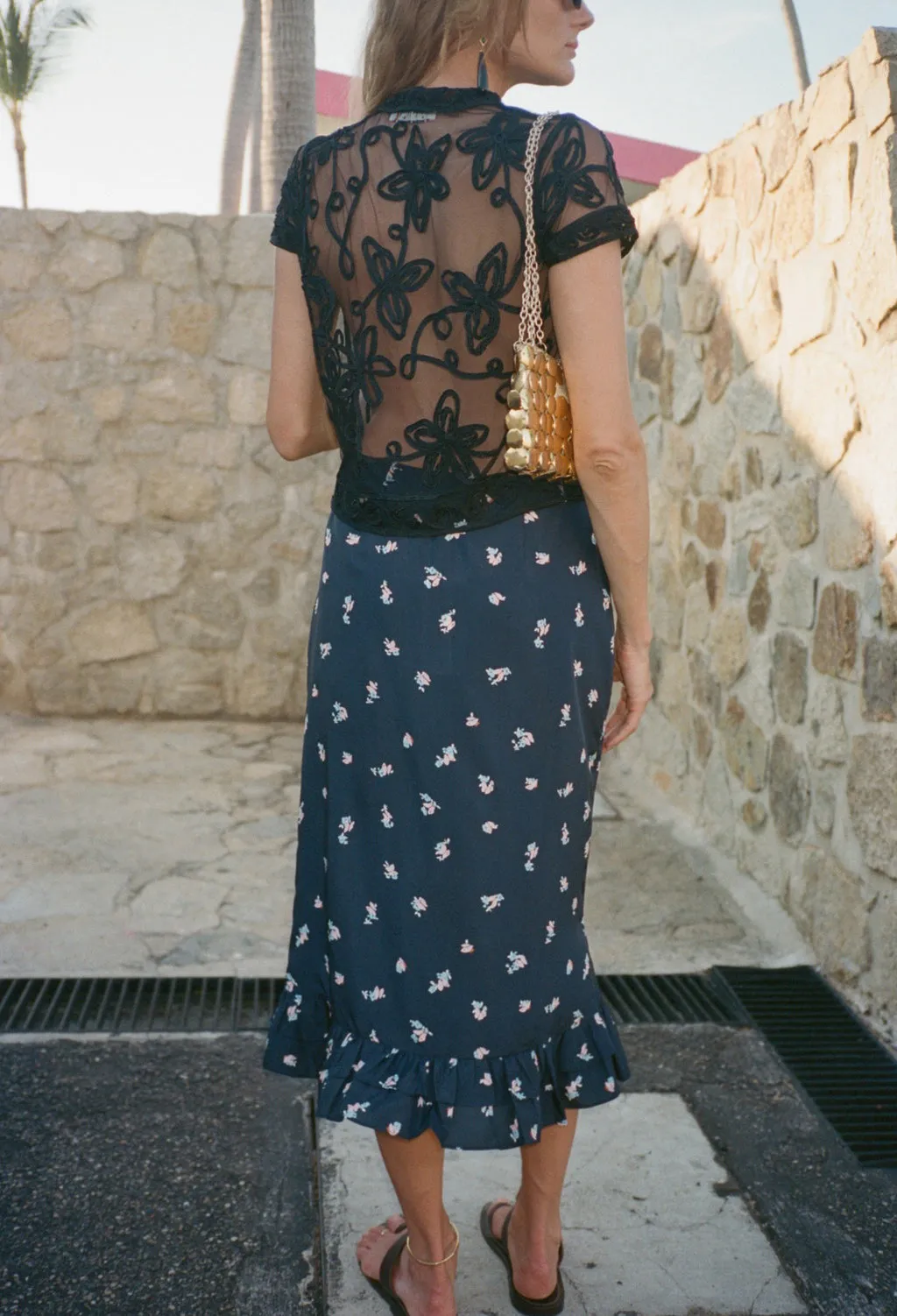 Lilura Papillon Silk Skirt sold by Ciao Lucia product image thumbnail 3