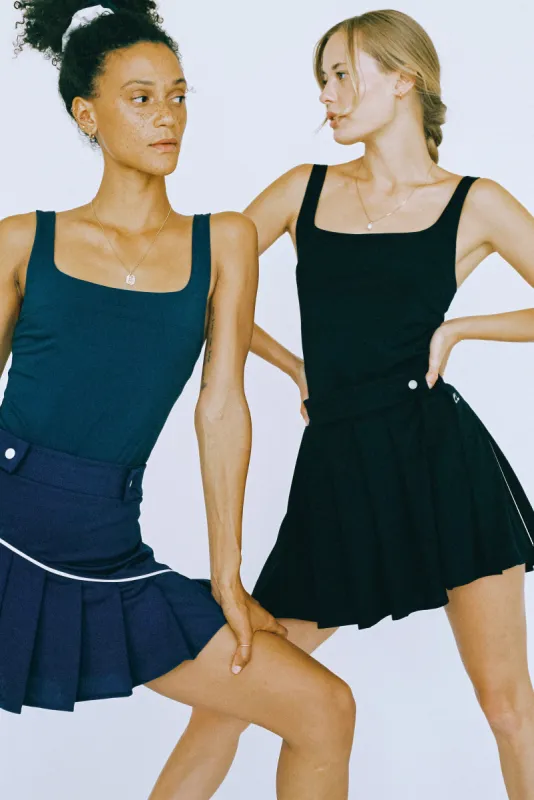 Tennis Tank Black made by Ciao Lucia