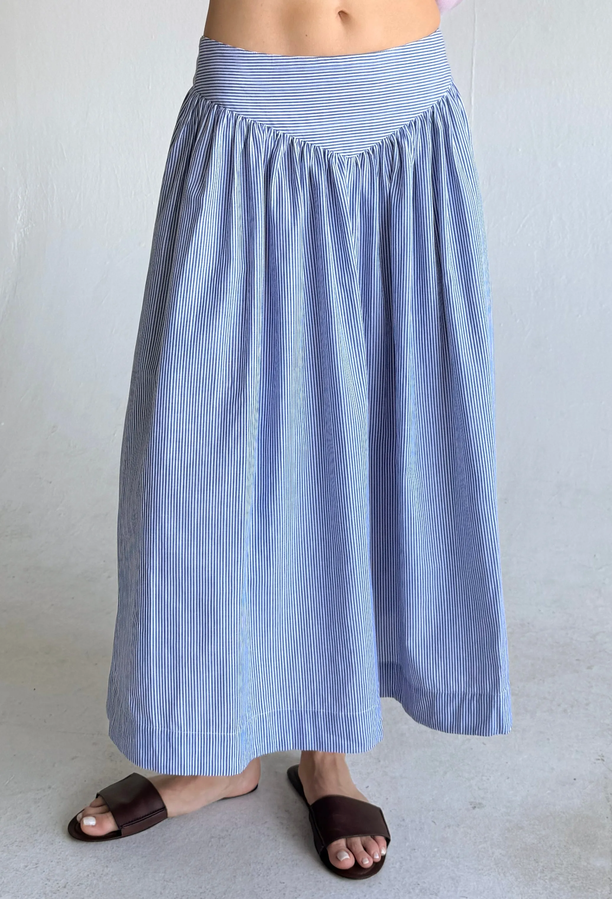 Zoe Stripe Cotton Skirt sold by Ciao Lucia product image thumbnail 2