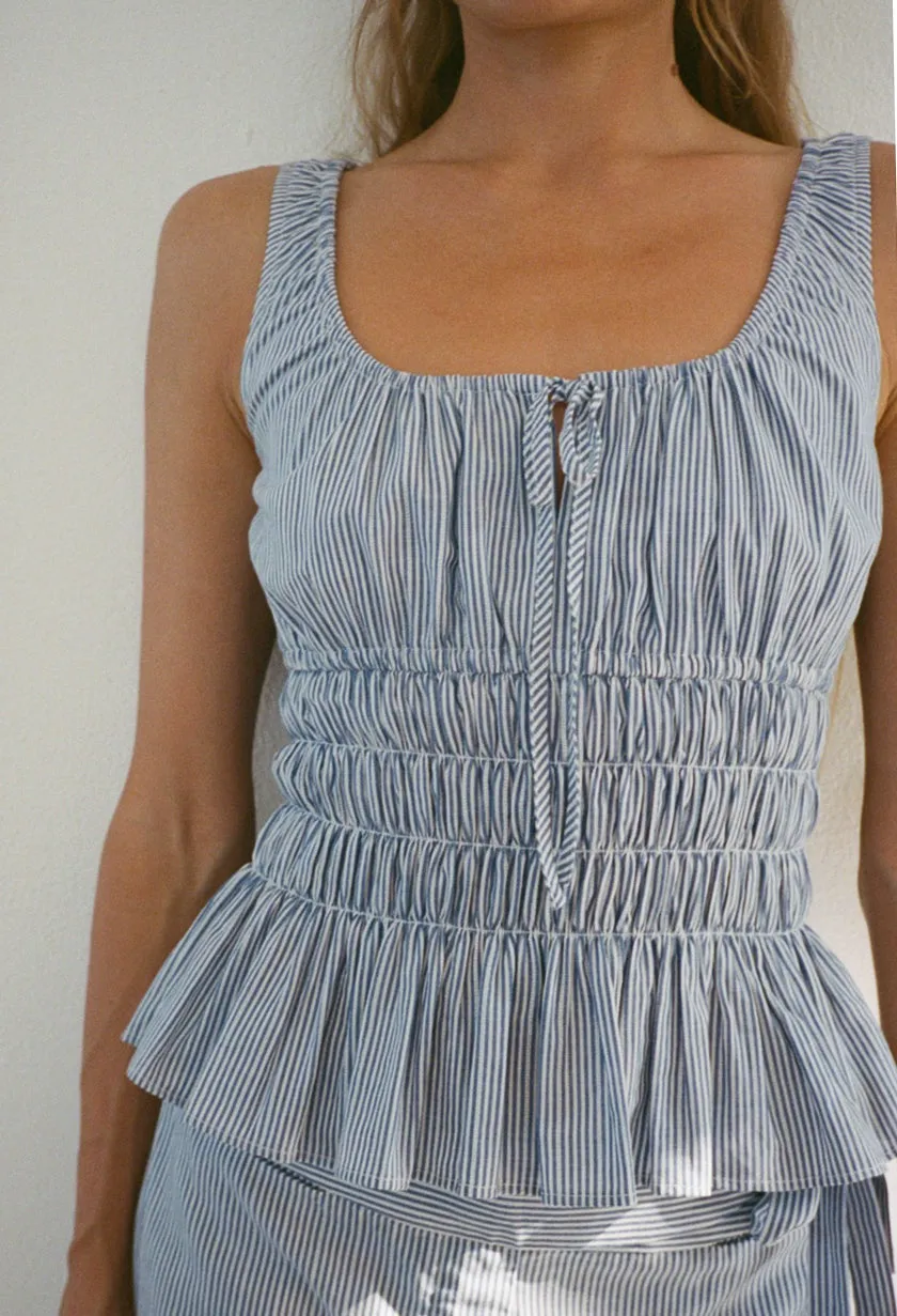 Gigi Stripe Cotton Top sold by Ciao Lucia product image thumbnail 2