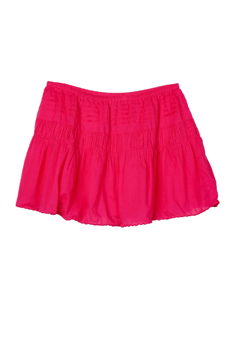 Osa Guava Embroidered Cotton Skirt sold by Ciao Lucia product image thumbnail 5