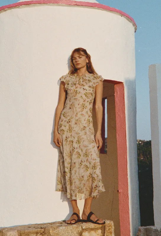 Lauryn Jardin Silk Chiffon Dress sold by Ciao Lucia