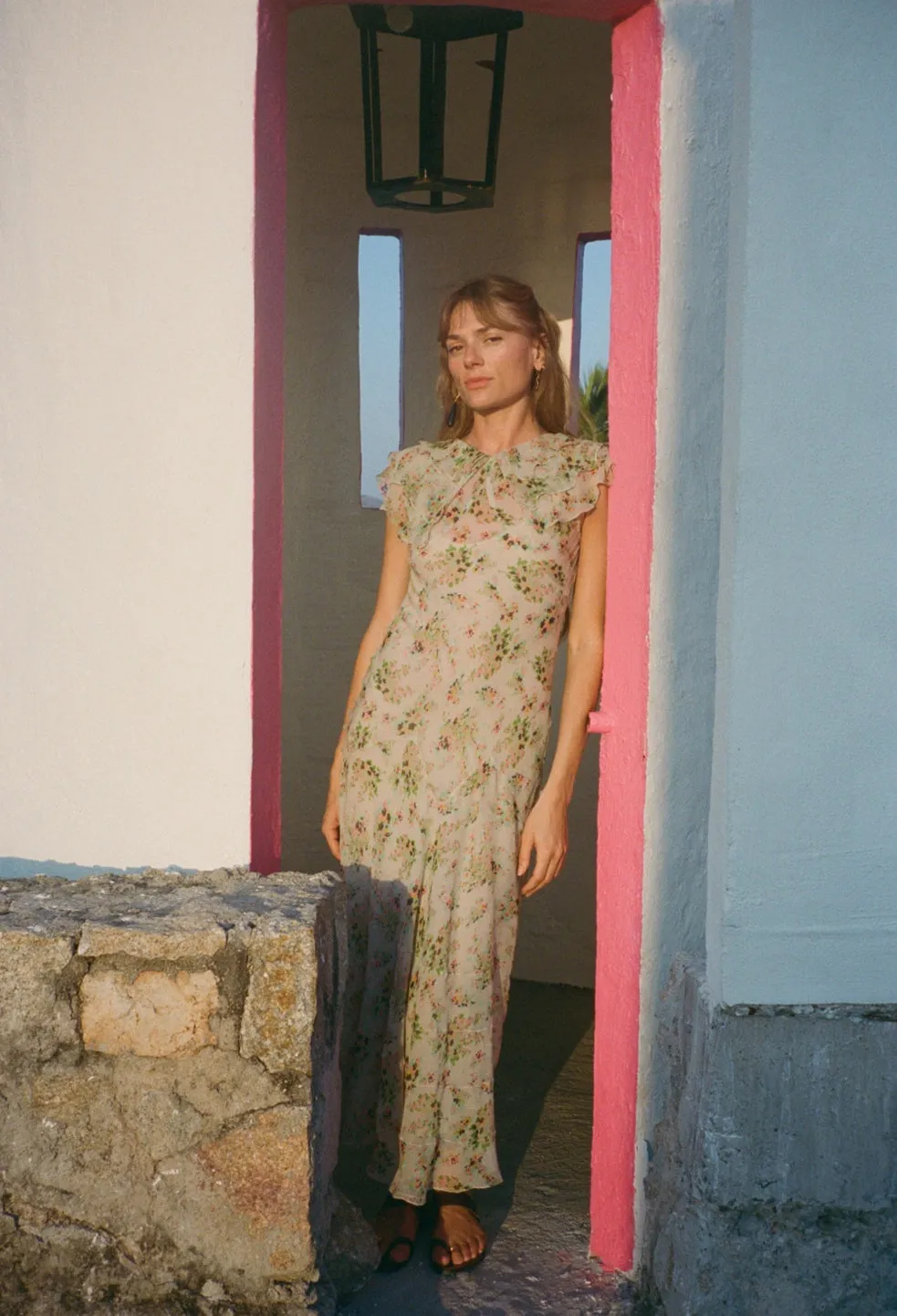 Lauryn Jardin Silk Chiffon Dress sold by Ciao Lucia product image thumbnail 4