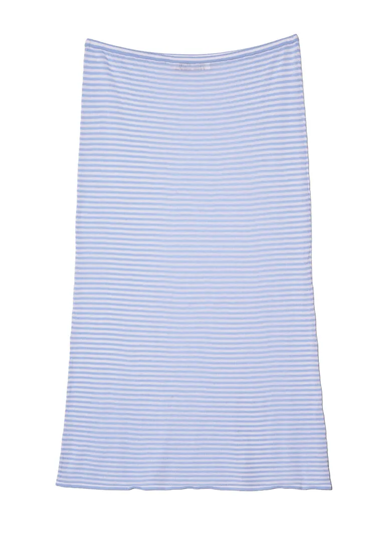 Faye Periwinkle Sheer Knit Skirt sold by Ciao Lucia product image thumbnail 5
