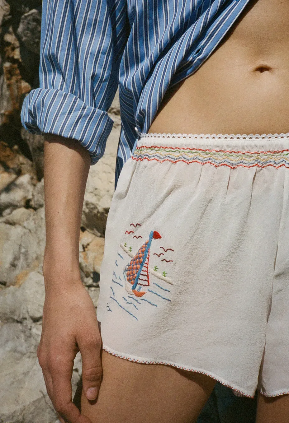 Isolde Souvenir Silk Short sold by Ciao Lucia product image thumbnail 4