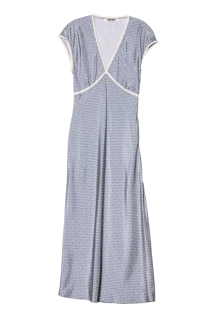 Indine Gingham Silk Dress sold by Ciao Lucia product image thumbnail 3