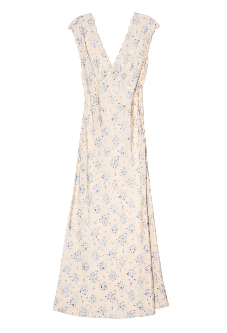 Marja Ivory Silk Dress sold by Ciao Lucia product image thumbnail 5