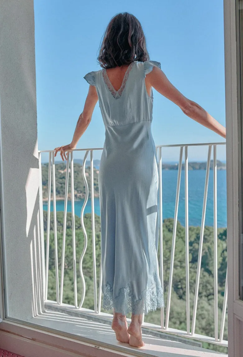 Isol Bleu Silk Dress sold by Ciao Lucia product image thumbnail 4
