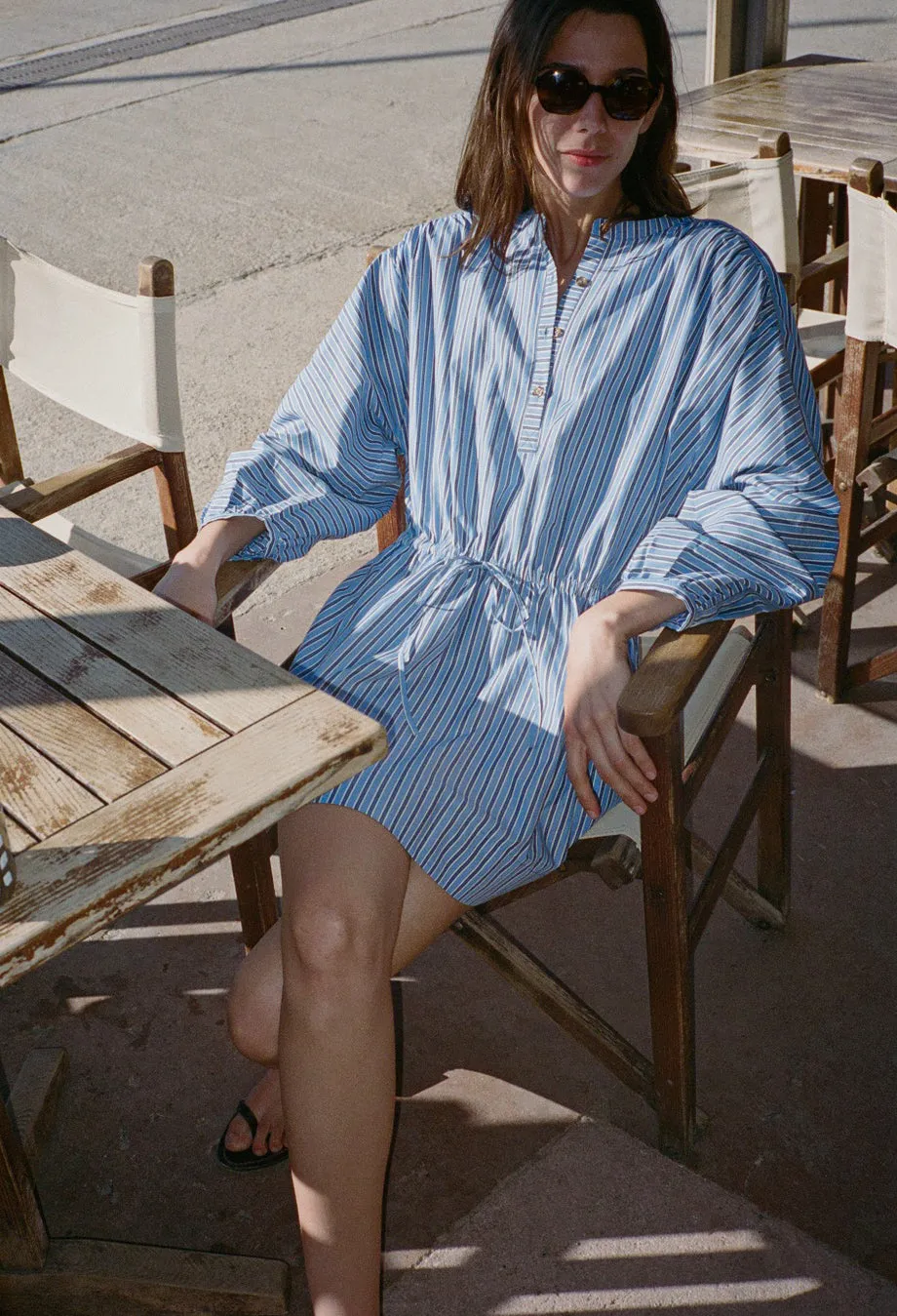 Felina Stripe Shirting Dress sold by Ciao Lucia product image thumbnail 2