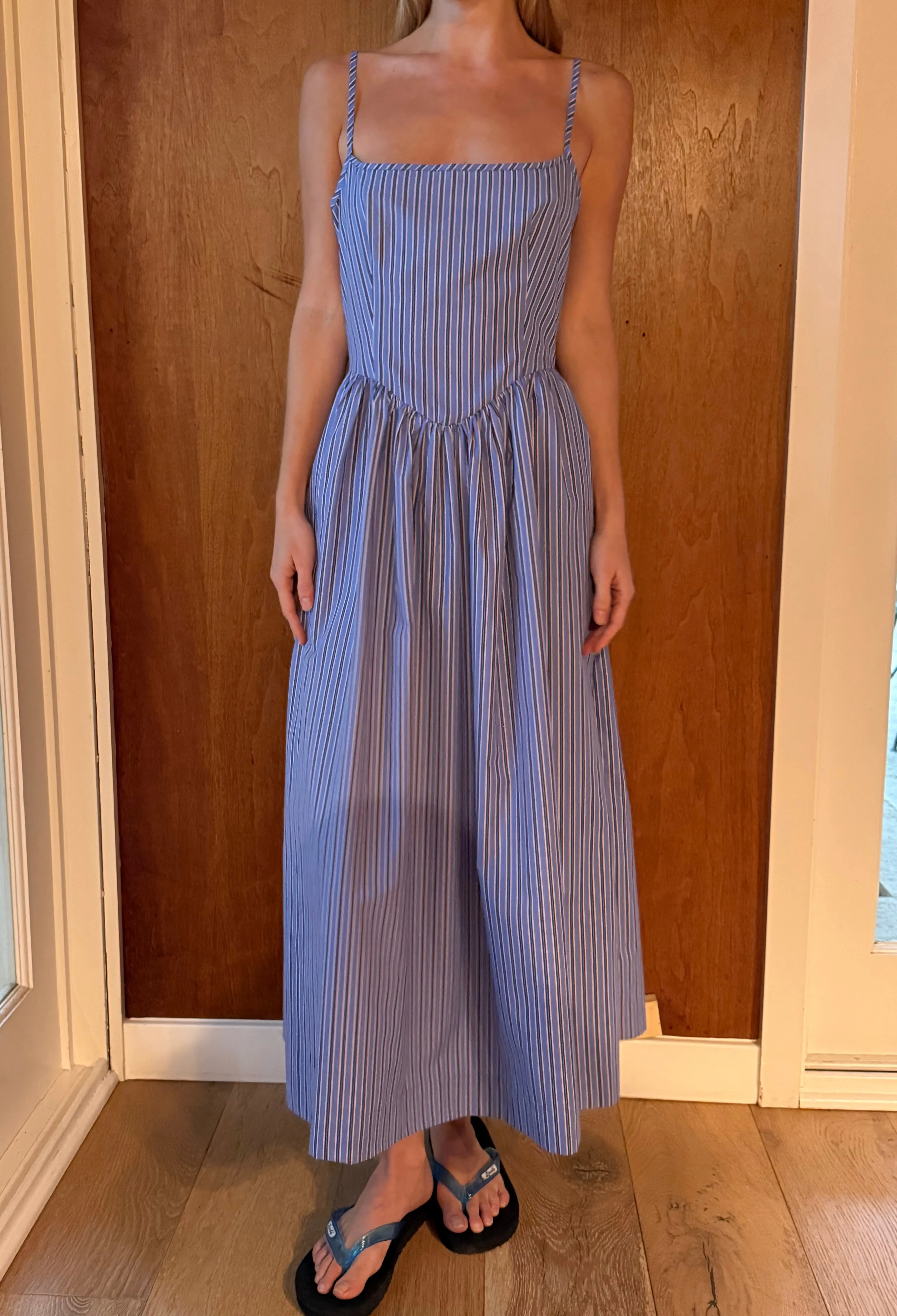 Neroni Stripe Shirting Dress sold by Ciao Lucia product image thumbnail 2
