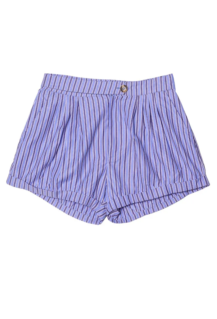 Mariko Stripe Shirting Short sold by Ciao Lucia product image thumbnail 4