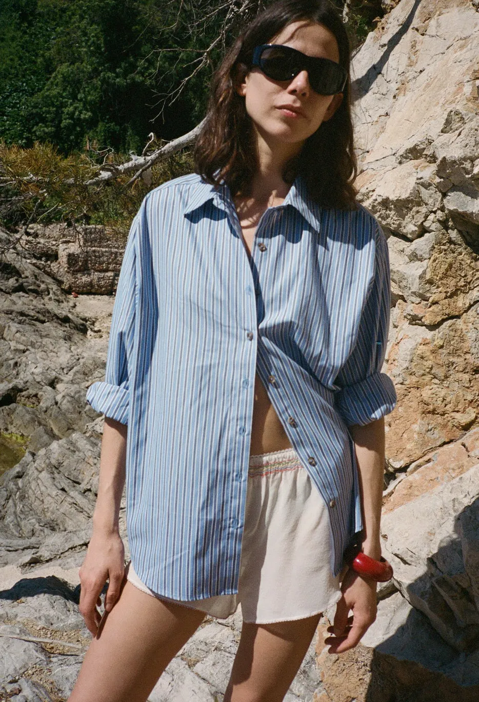 Indra Stripe Shirting Shirt sold by Ciao Lucia