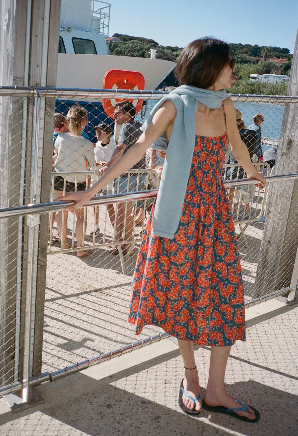 Volta Surf Cotton Shirting Dress sold by Ciao Lucia product image thumbnail 4