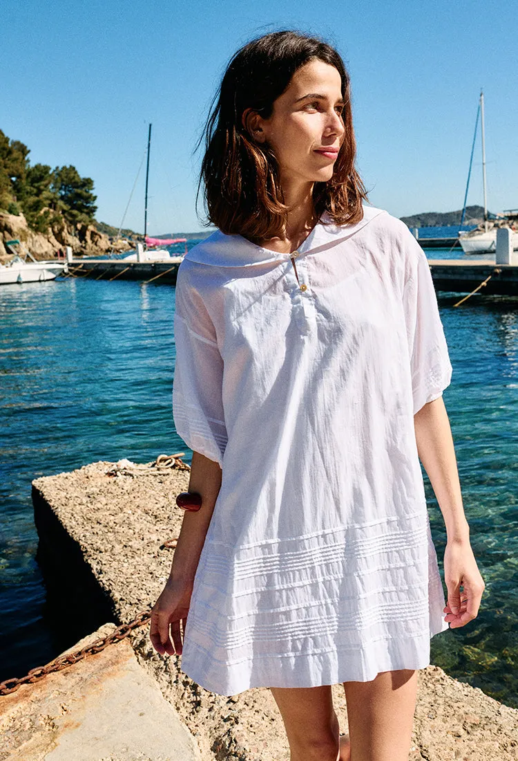 Isobel White Cotton Voile Dress sold by Ciao Lucia product image thumbnail 5