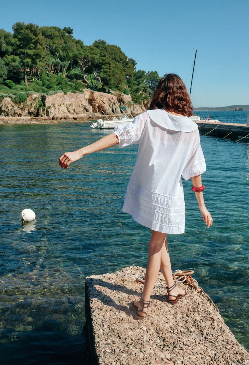 Isobel White Cotton Voile Dress sold by Ciao Lucia product image thumbnail 4