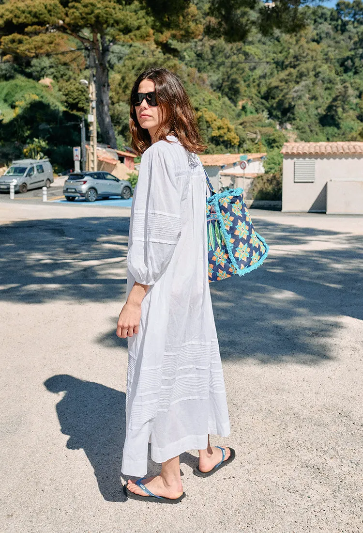 Ingrid White Cotton Voile Dress sold by Ciao Lucia product image thumbnail 2