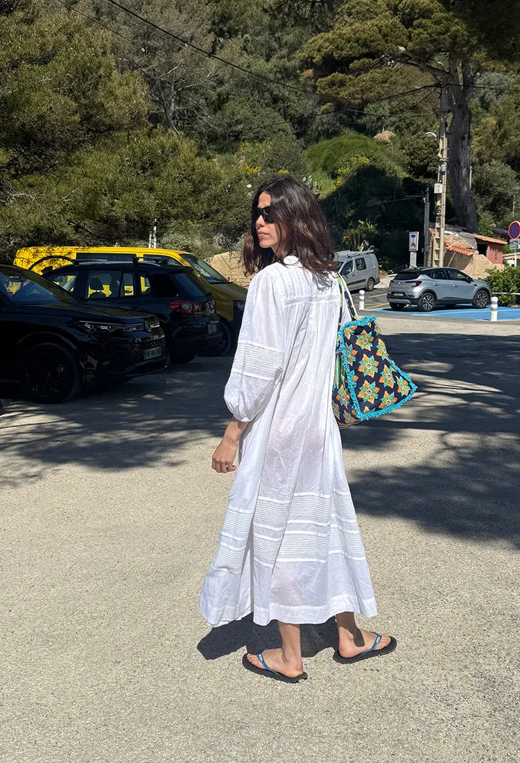 Ingrid White Cotton Voile Dress sold by Ciao Lucia product image thumbnail 4
