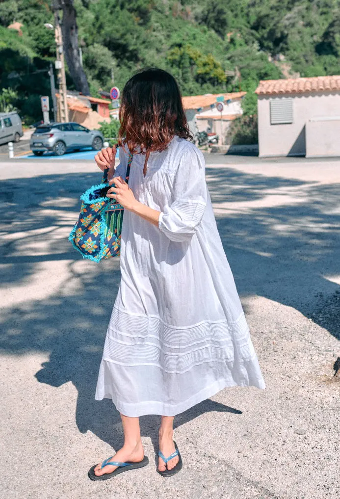Ingrid White Cotton Voile Dress sold by Ciao Lucia product image thumbnail 5