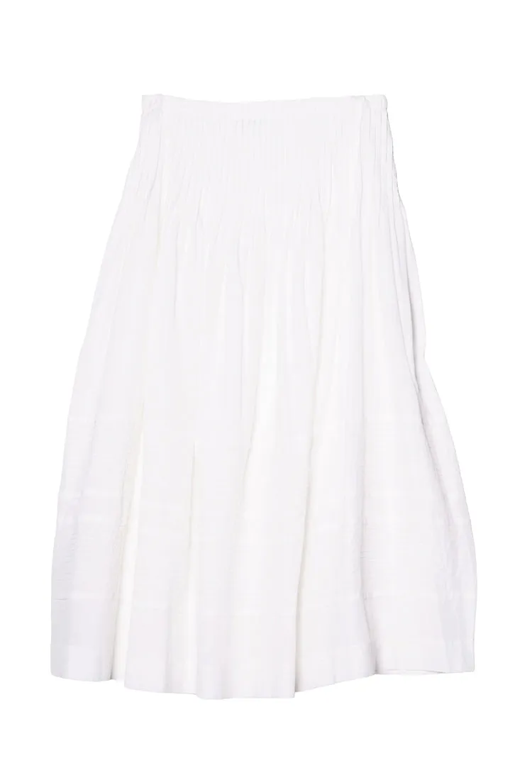 Enika White Cotton Voile Skirt sold by Ciao Lucia product image thumbnail 3