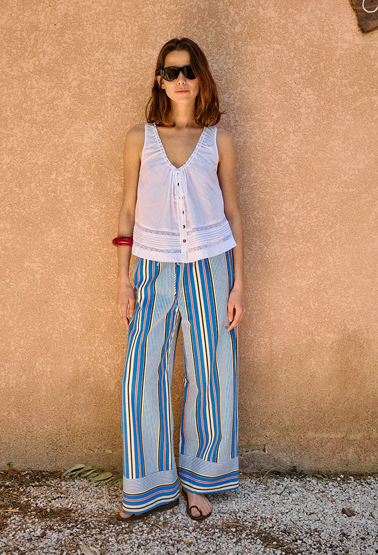 Eugenia White Cotton Voile Top sold by Ciao Lucia product image thumbnail 2